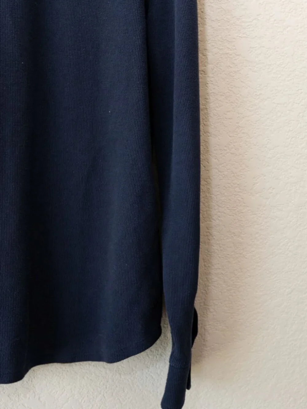 J.Crew Authentic Fleece Navy Ribbed Button Up Shirt Jacket Men's Medium Shacket